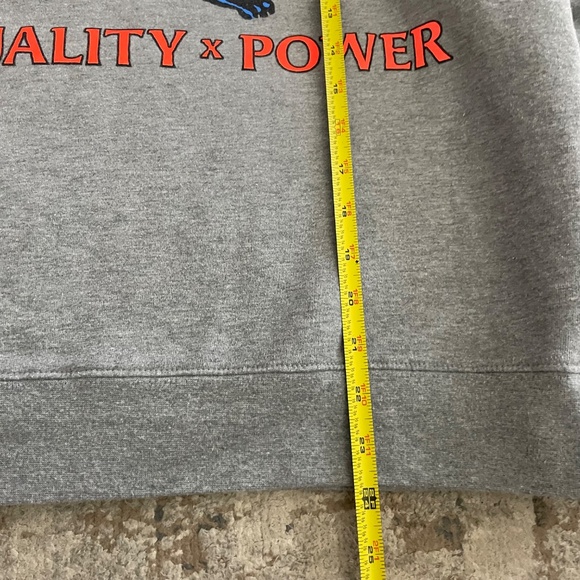 Obey “Equality & Power” Crewneck Pullover — Gray (Size Small) - Picture 3 of 6